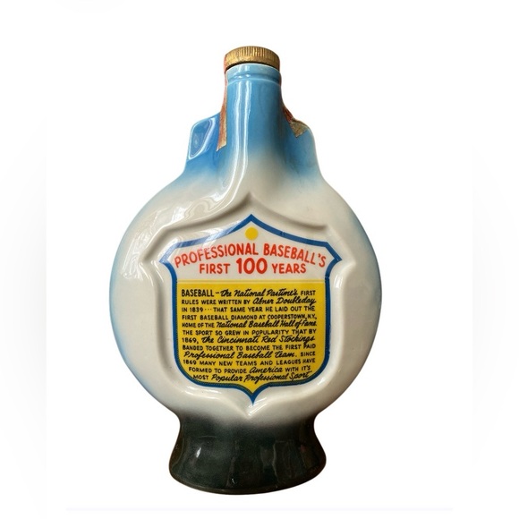 JIM BEAM Baseball 100th Anniversary Decanter - Picture 2 of 15